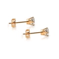 thumbnail image 3 of 1/3ct Diamond Studs 14K Yellow Gold, 3 of 3