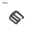 thumbnail image 3 of Unique Bargains 0.98' 25mm Webbing Release G Hook Buckle Adjusters for Backpack Strap, 8Pack Matte Black, 3 of 5
