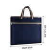thumbnail image 3 of TopLLC Office & Stationery Business Briefcase Men's Cloth Portable File Bag A4 Waterproof Office Data Bag Office data, 3 of 4