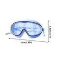thumbnail image 2 of Kids Swimming Goggles - Large Frame HD Waterproof Eyewear - Adjustable Soft Silicone Seal & Eye Protection for Children, 2 of 8