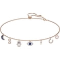 thumbnail image 1 of Collier Symbolisant le Mauvais Oeil Collection de Bijoux en Cristal, 1 of 5