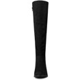 thumbnail image 3 of Unique Bargains Women's Side Zipper Chunky Heel Knee High Boot, 3 of 7