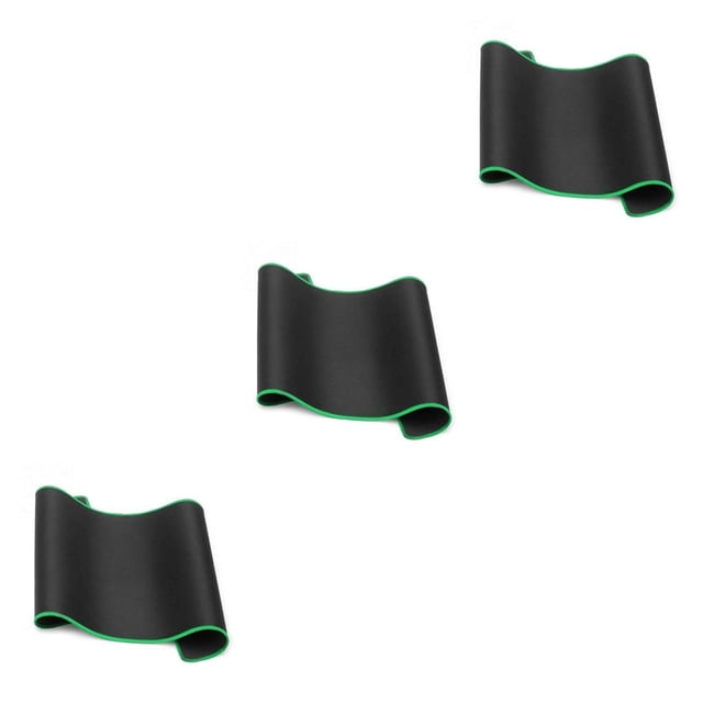 VONKY Hot Non Wear Resistant Computer Notebook Soft Edge Seamed Mouse Pad green 280*350*3mm 3Set