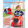 thumbnail image 2 of VEVOR Ensemble de Réparation de Voiture de Mécanicien pour Enfants avec Pièces Amovibles Rouge, 2 of 9