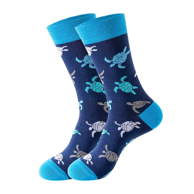 TIEVOSA Print Socks for Women Girls Ocean Series Print Colorful Pattern Novelty Cute