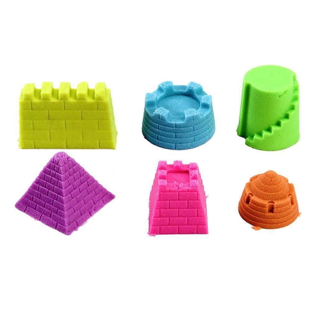 Bunblic Ensemble de 9 Pcs Château Sable Jouets de Plage Seau Ensemble de Jouets de Plage Jouets de Neige et de Sable Seaux de Château Pelle de Plage Trousse d'Outils pour Voyage