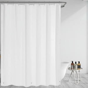 Clear Shower Curtain Liner, 72x72 Plastic Shower Liner, Waterproof PEVA Shower Curtain Liner, Cute Lightweight Shower Curtains for Bathroom with Magnets and 12 Rustproof Metal Grommet Holes