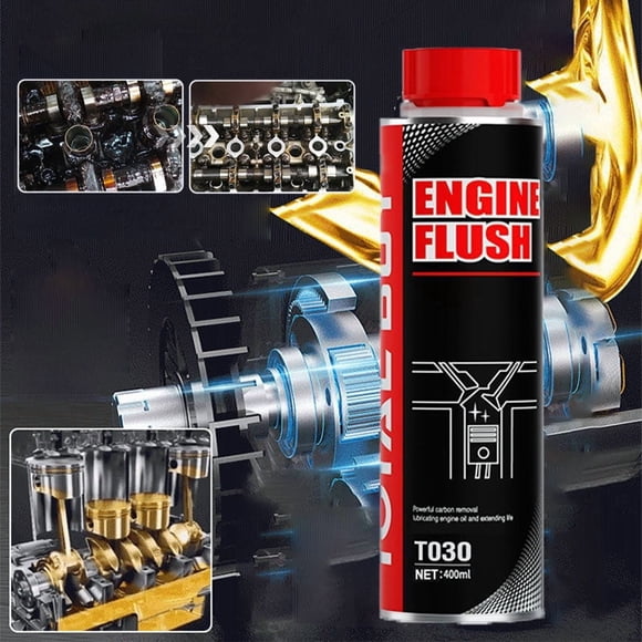 CaiYueKe Engine Oil System Cleaner Fuel Injector Treatment Carbon Sludge Remover Internal Engine Flush Additive for Cars Trucks Motorcycles Automotive Performance Maintenance