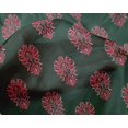 thumbnail image 4 of oneOone Silk Tabby Fabric Floral Block Printed Craft Fabric BTY 42 Inch Wide, 4 of 4