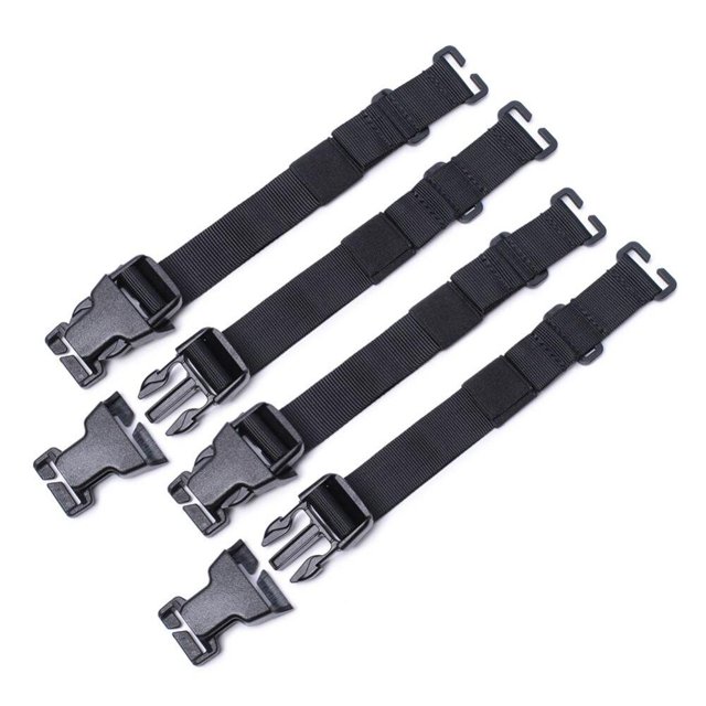 4 Pcs Sangles de Système Molle Sangles d'Accessoire de Sac à Dos Molle Sports de Plein Air Escalade Randonnée Sac Sangles de Poitrine