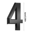 thumbnail image 1 of Penkiiy 2.36 Inch Large house Numbers for Outside Modern,Metal House Numbers Black Address Numbers Outside Matte Black Floating House Numbers for outside Mount And Flush Mount Aluminum Home Address, 1 of 6
