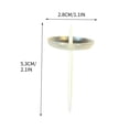 thumbnail image 4 of Number 3 Halloween Themed Cake Candle With Pumpkin Print For Kids Birthday Party Wax Material 2.76 X 1.57 Inches D, 4 of 7