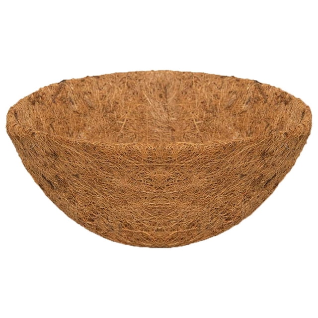 Lksixu Hanging Basket Coconuts Fiber Planter Inserts Replacement Liner For Flower Pot