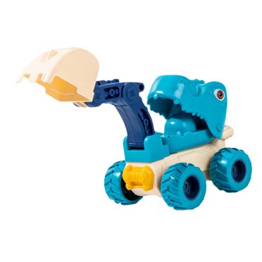 lionlar feelfreeau Appuyer Jouets de Camion Dinosaure Jouet Éducatif Camion de Construction Voitures pour Bleu