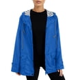 thumbnail image 2 of Kcodviy Manteau de Pluie pour Femmes avec Manteaux Chauds pour Femmes, Capuche, Léger, Manches Longues, Imperméable Transparent pour Femmes, Coupe-Vent à Fermeture Éclair, Veste à Cordon, Imperméable pour Femmes avec Poches, 2 of 5