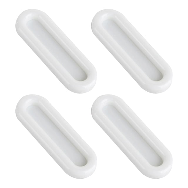 CEHVOM 4 Pieces Self-Stick Instant Cabinet Drawer Handle Helper Auxiliary Kitchen Cabinet Door Window Handle Sticker Convenient Opening Stick-On Handles Clearance