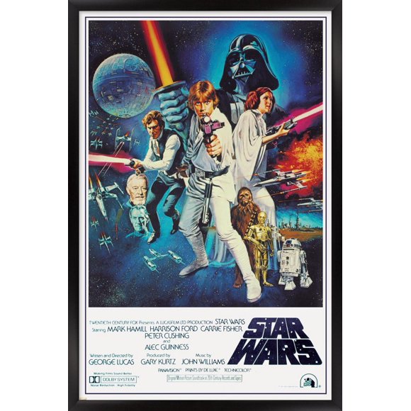 24X36 Star Wars: A New Hope - One Sheet Wall Poster, 24" x 36"