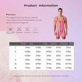 thumbnail image 5 of Zaldita Men's Striped Sleeveless Boxer Shorts Leotard Deep U Neck Racerback Slim Fit Rompers Green L, 5 of 5
