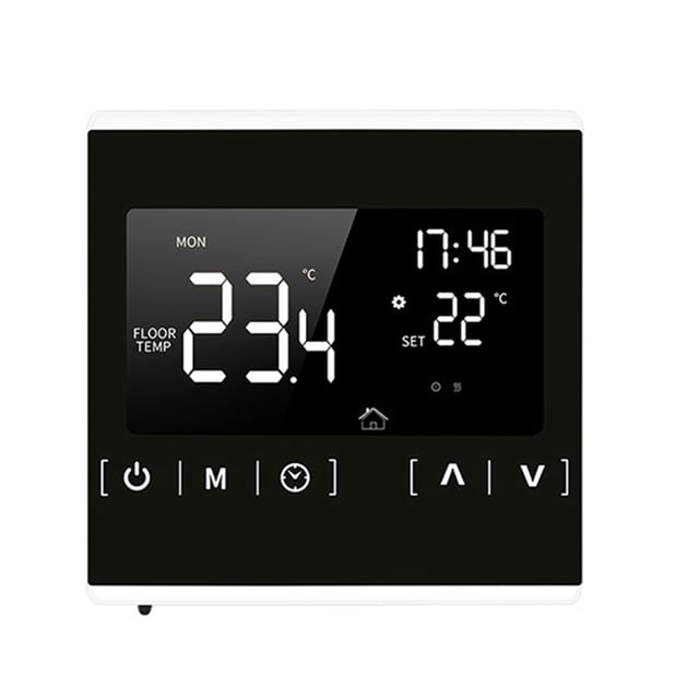 Smart LCD Touchscreen Thermostat For Home Programmable Electric Floor Heating System, Thermoregulator AC 85-250V Temperature ,Temperature calibrating