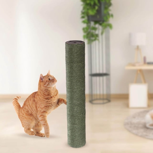 Xingzhi 1Pack Scratch Post Refill Pole Grinding Claw Protect cat Nails Sisal Rope Green H 25cm