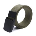 thumbnail image 1 of kurtrusly Men Boys Canvas Breathable Tactical Waist Belt with Plastic Buckle Solid Waist Strap Belts Rescue Rope Band, 1 of 8