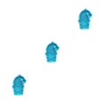 thumbnail image 3 of kurtrusly Lightweight Hanging Keychain Casting Molds Handmade Keyring Reusable Resin Mould Decoration Crafts A 3Set, 3 of 6