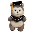 thumbnail image 2 of Graduation Hat Doll 4.7 Inch Cotton Plush Keepsake for 2025 Graduation, Soft Multicolor Decorative Souvenir, Collectible Gift for Grad Celebration, Home Table Bookshelf Decor, 1 Piece, 2 of 7
