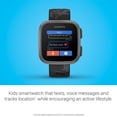thumbnail image 3 of Garmin Bounceâ¢, Kids Smartwatch, Two-Way Text and Voice Messaging, Location Tracking, Black Camo, 3 of 6