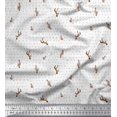 thumbnail image 1 of Soimoi Rayon Fabric Brush Stroke & Cactus Tree Print Fabric by Yard 56 Inch Wide, 1 of 3