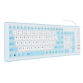 thumbnail image 4 of Foldable Silicone Keyboard, Keys USB Wired Silicon Silicone Keyboard 103 Waterproof Mute Fadeless for PC Laptop Purple, 4 of 8