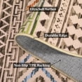 thumbnail image 2 of Boho Chic Lines Rugs, Soft Washable Print Area Rug, Non-Slip Foldable Floor Mat for Cozy Bedroom, Nursery, Dorm, Living Room and Office Decor, 2 of 7