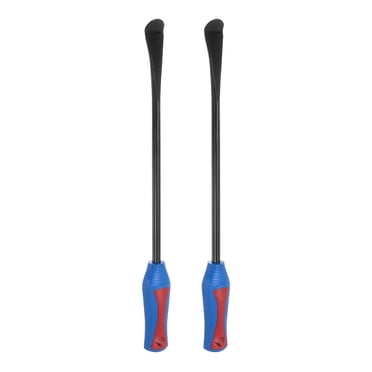 Unique Bargains 2 Pcs Cuillère à Pneu Levier 17 Pouces Voiture Vélo Cuillères de Changement de Pneu avec Poignée Antidérapante