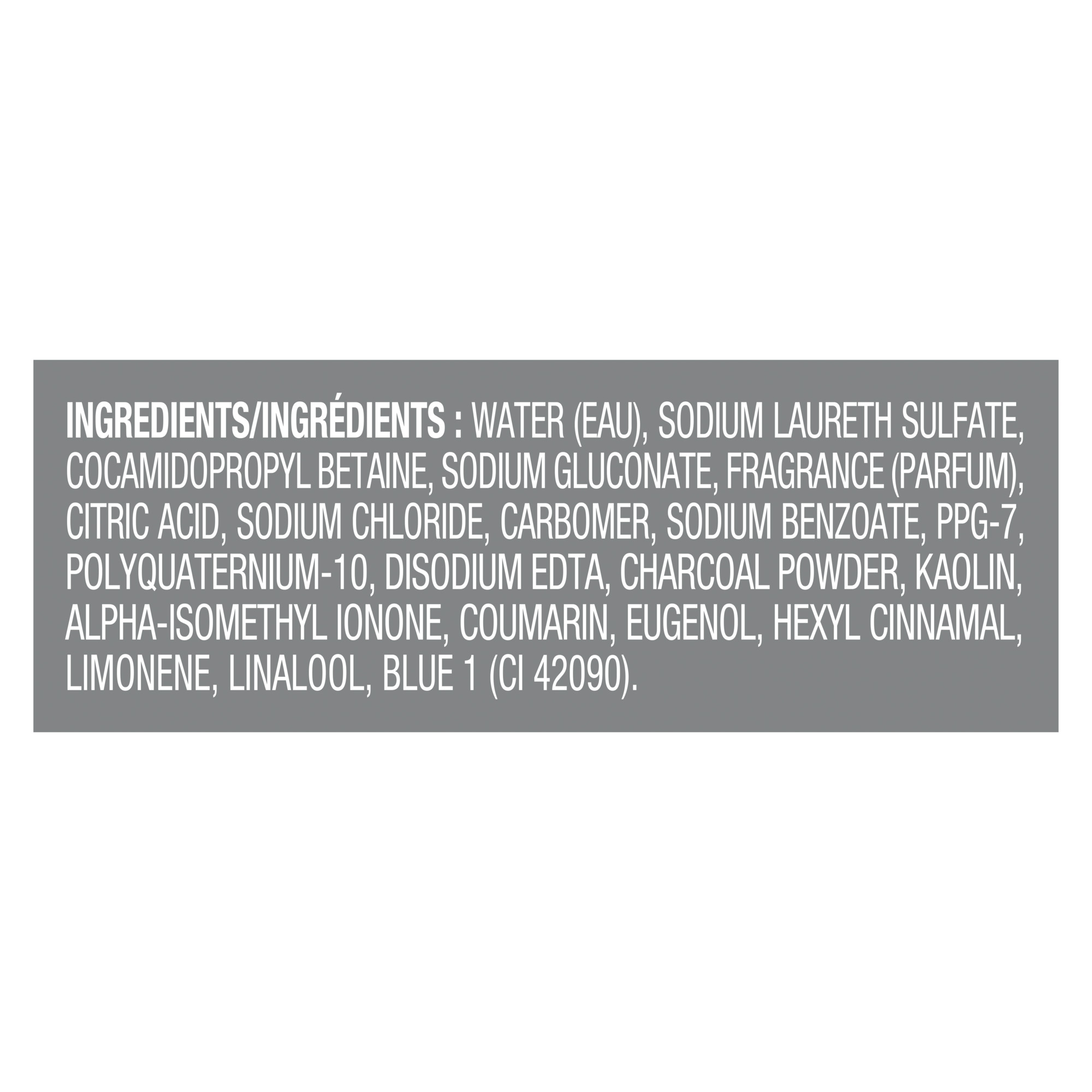 Dove Men+Care Shampooing Charbon + Argile Purifie en Profondeur, 355 ml