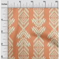 thumbnail image 2 of oneOone Rayon Dark Peach Fabric Aztech Sewing Craft Projects Fabric Prints By Yard 56 Inch Wide, 2 of 4