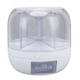 thumbnail image 1 of Grain Dispenser, Grain and Rise Storage Container Kitchen, 360° Rotating Rice and Grain Dispenser, Cereal Dispenser, Rotating Dry Food Dispenser for Lentils, Small Beans, Barley, Millets, 1 of 5