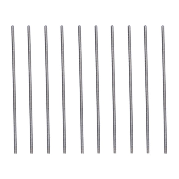 BIMZUC M4 Stainless Steel Threaded Rod Bars Studs Full Thread Screws 80mm Length 10 Pack