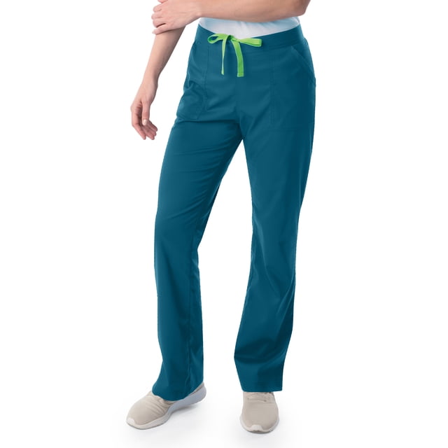 Landau ProFlex Sarraus pour Femmes : Coupe Moderne Ajustée, Extensible, 5 Poches, Taille 50/50 Jambe Droite Sarraus Médicaux 2042