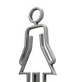 thumbnail image 4 of Men Women Toilet Sign ABS Plastic Indicator Plaque Decals Simple Washroom Toilet, 4 of 8
