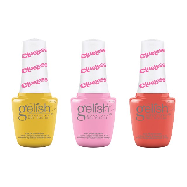 Gelish Mini Collection Clueless 9 ml Vernis à Ongles Gel, 3 Couleurs