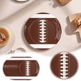 thumbnail image 1 of Riforla Border : Themed Kids' Birthday Party Tableware Set Football Plates Napkins Tablecloth & Event & Party Brown, 1 of 7