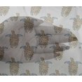 thumbnail image 4 of oneOone Viscose Chiffon Fabric Turtle Block Print Fabric BTY 42 Inch Wide, 4 of 4