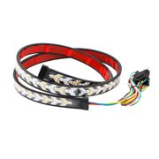 Binwennn Temperament Fall Warning Signal Driving Light Strip 2025 LED Light Bar Strip Truck Flexible Switchback Red Amber Yellow Sequential Turn Signal Light Room Lighting Small Bathroom Birthday