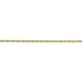 thumbnail image 3 of Diamond2Deal 10K Yellow Gold 1.8mm Diamond-Cut Lightweight Rope Chain Necklace for Women 30", 3 of 6