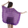 thumbnail image 4 of Moomaya Boléro Ouvert Imprimé Manches Kimono Imprimé Couverture de Plage pour Femmes, 4 of 5