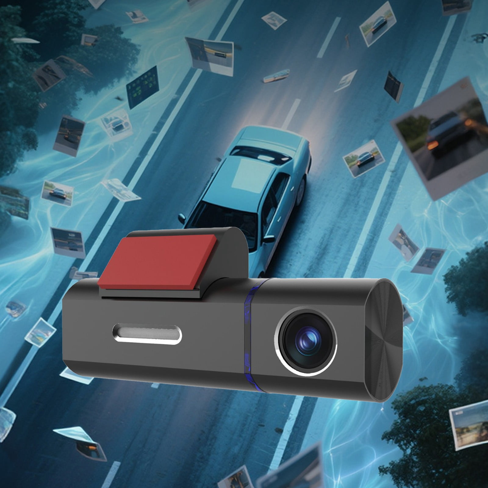 EGNMCR 4K HD Dash Cam With WiFi GPS And Voice Control Night Sight ADAS Driving Assistance 24H Parking Monitor Plastics recorder