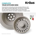 thumbnail image 3 of Kraus PST1-BR Kitchen Sink Basket Strainer, Brown, 3 of 5