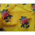 thumbnail image 4 of oneOone Silk Tabby Fabric Leaves & Floral Block Print Fabric By Yard 42 Inch Wide, 4 of 4