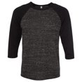 thumbnail image 1 of Bella + Canvas Unisex 3/4-Sleeve Baseball T-Shirt, 1 of 1