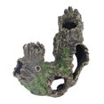 thumbnail image 2 of Aquarium Decorations, Simulation Exquisite Aquarium Tree Stump Hole Safe Resin Crafts  For Garden Decoration, 2 of 8