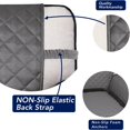 thumbnail image 3 of 2024 Reversible Quilted Sofa Cover  Water Resistant Slipcover Furniture Protector  Washable Couch Cover with Non Slip Foam and Elastic Straps for Kids  Dogs  Pets (Small  Pink/Beige), 3 of 7